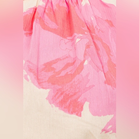 Sabo Bailee Midi Skirt Women's Size Medium Solstice Pink Floral A-Line NWT - Picture 11 of 15